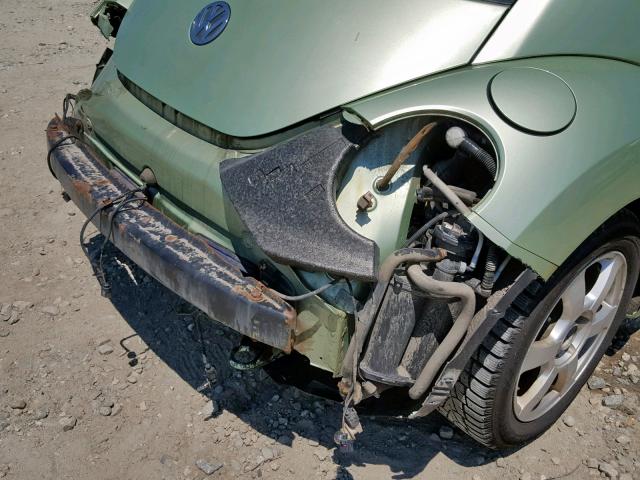 3VWRW21C47M512942 - 2007 VOLKSWAGEN NEW BEETLE მწვანე ფოტო 9