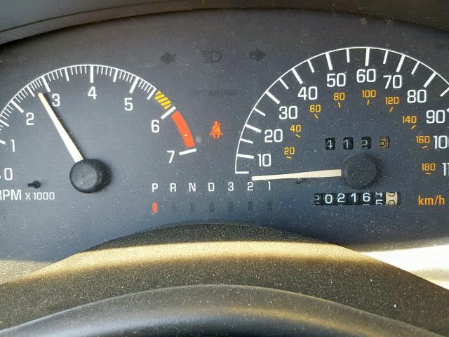 1G2WK52J92F190151 - 2002 PONTIAC GRAND PRIX SILVER photo 8