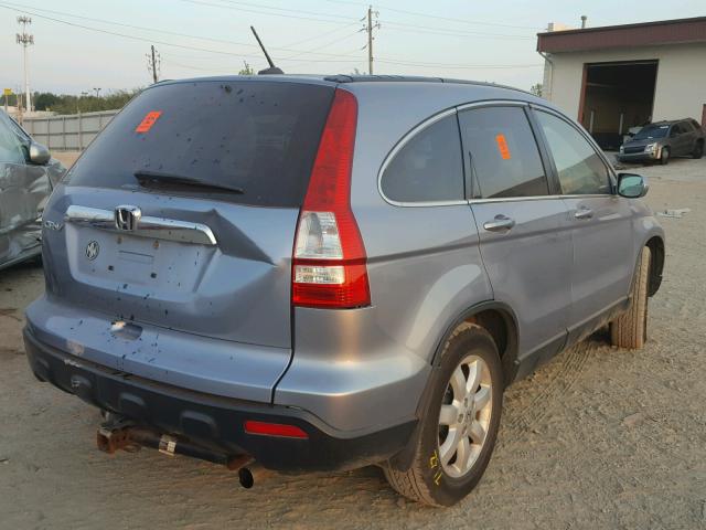 5J6RE48739L001151 - 2009 HONDA CR-V EXL BLUE photo 4