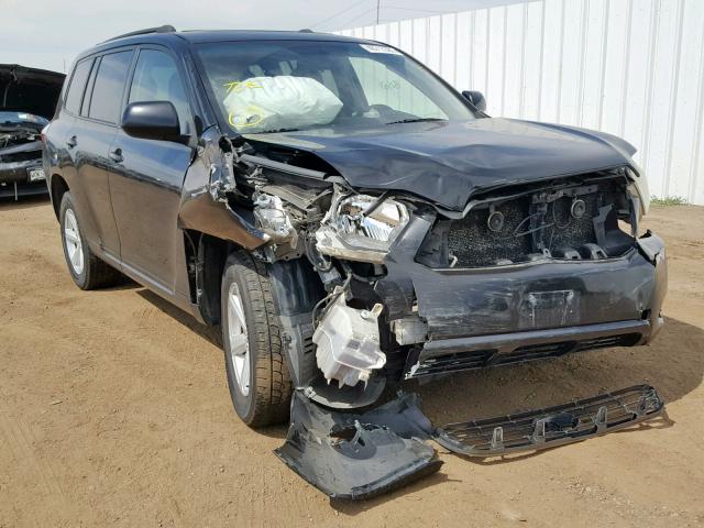 JTEES41A682079152 - 2008 TOYOTA HIGHLANDER BLACK photo 1