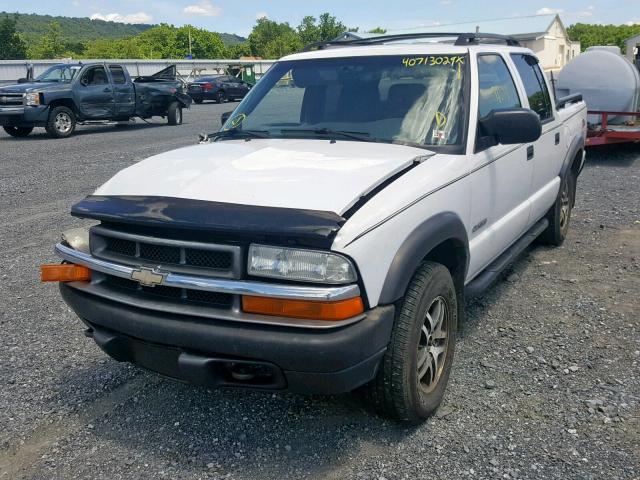 1GCDT13X74K148633 - 2004 CHEVROLET S TRUCK S1 WHITE photo 2