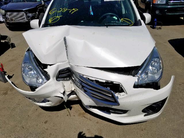 ML32F3FJ1JHF08446 - 2018 MITSUBISHI MIRAGE G4 WHITE photo 7