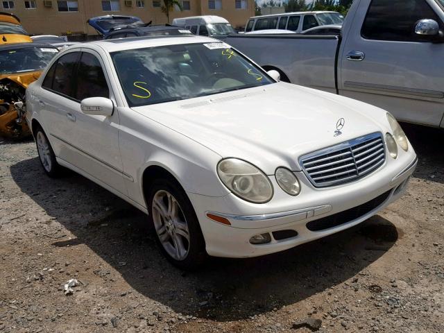 WDBUF56J86A907903 - 2006 MERCEDES-BENZ E 350 WHITE photo 1