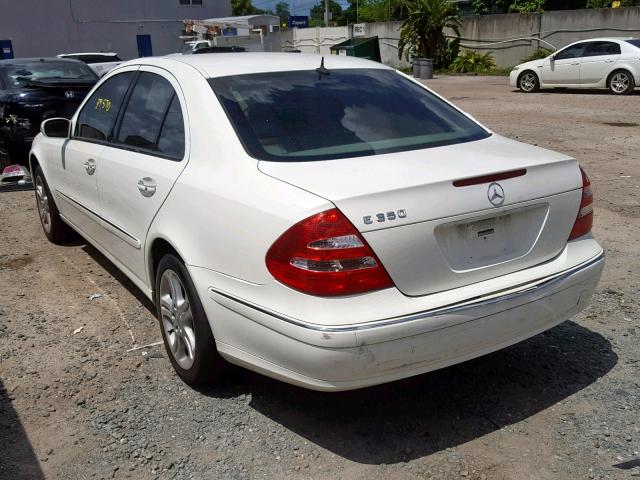 WDBUF56J86A907903 - 2006 MERCEDES-BENZ E 350 WHITE photo 3