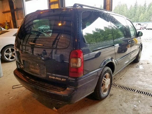 1GNDX13E7YD290453 - 2000 CHEVROLET VENTURE LU BLUE photo 4