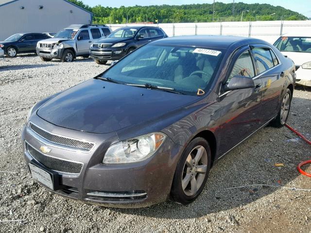 1G1ZC5EU4BF102546 - 2011 CHEVROLET MALIBU 1LT ნაცრისფერი ფოტო 2