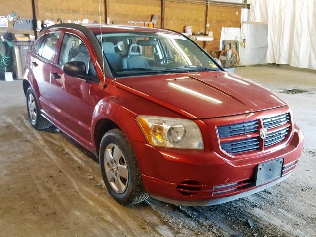 1B3HB28B97D600003 - 2007 DODGE CALIBER RED photo 1