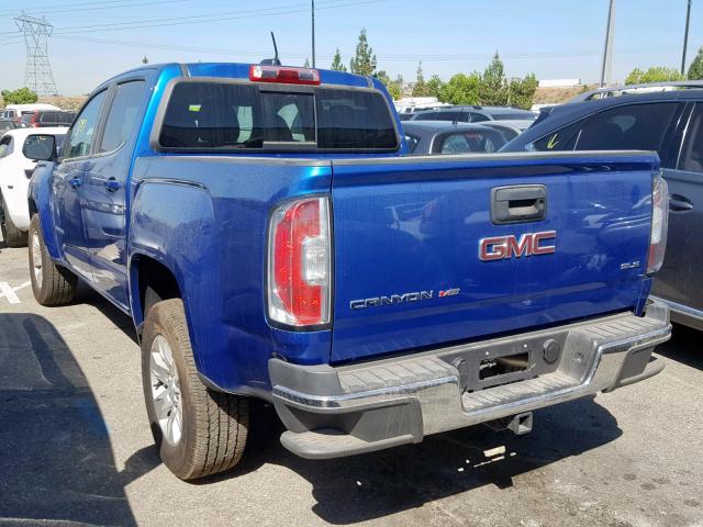 1GTG5CEN2J1140472 - 2018 GMC CANYON SLE BLUE photo 3