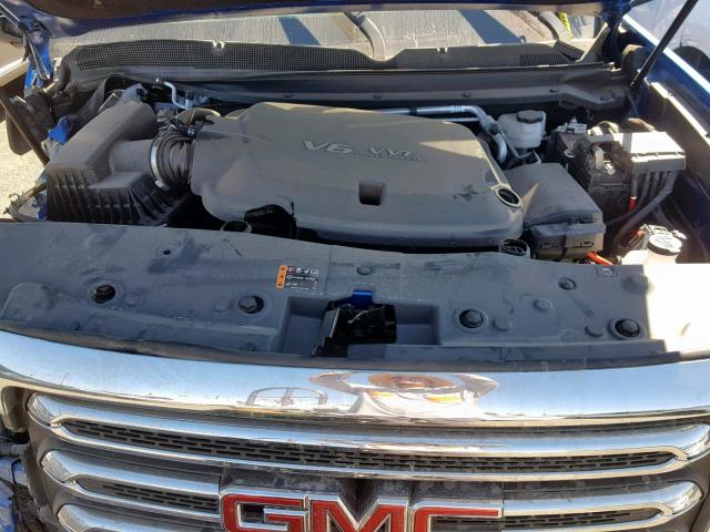 1GTG5CEN2J1140472 - 2018 GMC CANYON SLE BLUE photo 7