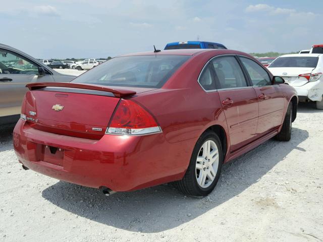 2G1WB5E36F1153671 - 2015 CHEVROLET IMPALA LIM RED photo 4