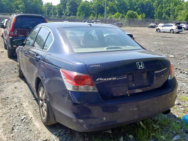 1HGCP2F8XAA104459 - 2010 HONDA ACCORD EXL BLUE photo 3