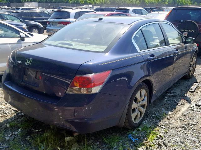 1HGCP2F8XAA104459 - 2010 HONDA ACCORD EXL BLUE photo 4