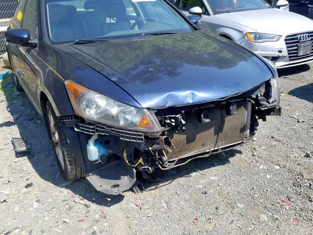 1HGCP2F8XAA104459 - 2010 HONDA ACCORD EXL BLUE photo 9