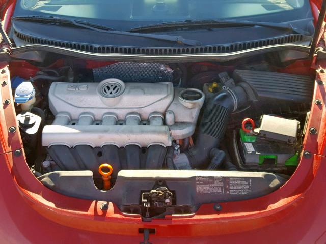 3VWRF31YX8M413819 - 2008 VOLKSWAGEN NEW BEETLE წითელი ფოტო 7
