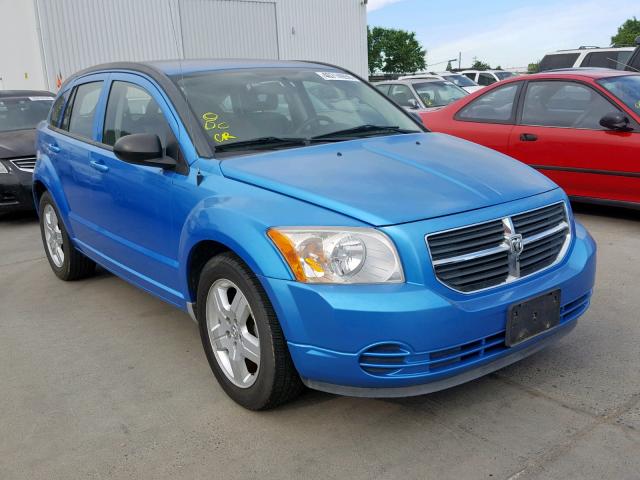 1B3HB48AX9D162971 - 2009 DODGE CALIBER SX BLUE photo 1