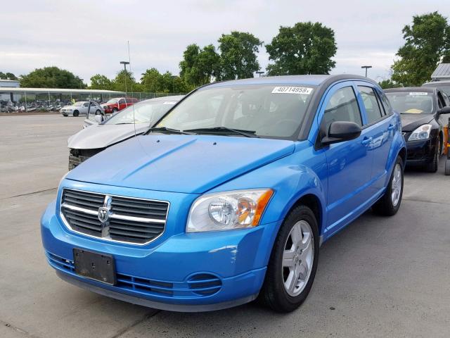 1B3HB48AX9D162971 - 2009 DODGE CALIBER SX BLUE photo 2