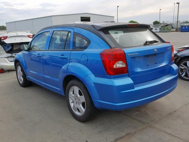 1B3HB48AX9D162971 - 2009 DODGE CALIBER SX BLUE photo 3