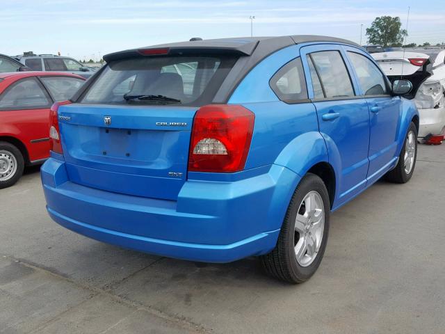 1B3HB48AX9D162971 - 2009 DODGE CALIBER SX BLUE photo 4