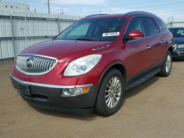 5GAKRCED8CJ104912 - 2012 BUICK ENCLAVE MAROON photo 2