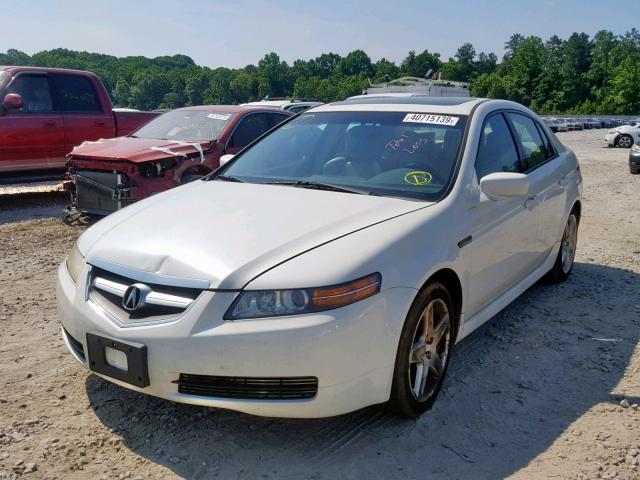 19UUA66216A045821 - 2006 ACURA 3.2TL WHITE photo 2