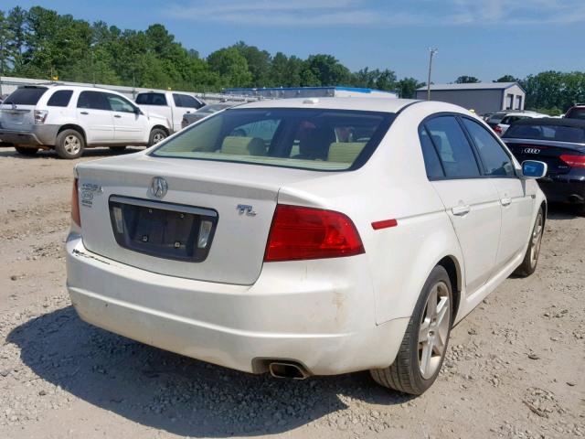 19UUA66216A045821 - 2006 ACURA 3.2TL WHITE photo 4