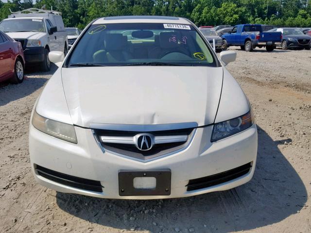 19UUA66216A045821 - 2006 ACURA 3.2TL WHITE photo 9