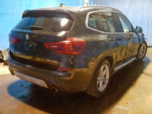 5UXTR9C57KLD91374 - 2019 BMW X3 XDRIVE3 BLACK photo 4