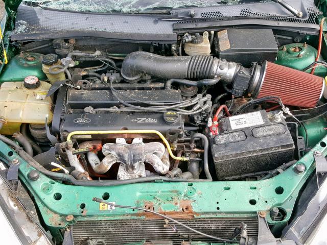 3FAHP31363R102986 - 2003 FORD FOCUS ZX3 GREEN photo 7