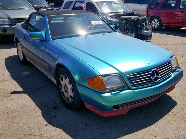 WDBFA66E1MF023978 - 1991 MERCEDES-BENZ 500 SL BLUE photo 1