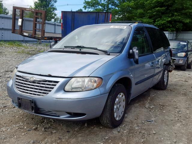 1C4GJ45393B141549 - 2003 CHRYSLER VOYAGER LX BLUE photo 2