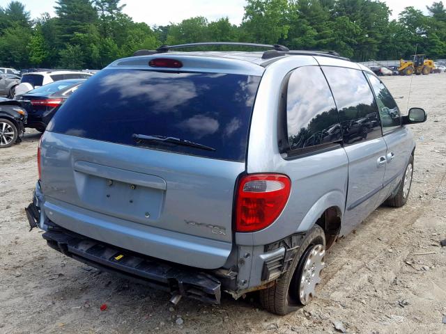 1C4GJ45393B141549 - 2003 CHRYSLER VOYAGER LX BLUE photo 4