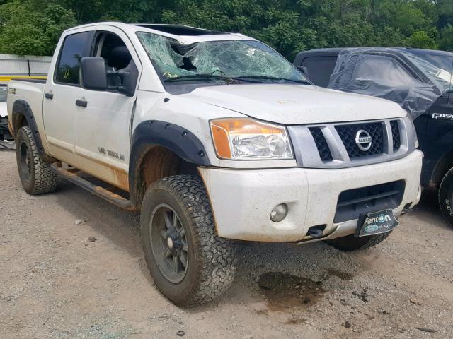 1N6BA0EC8DN300612 - 2013 NISSAN TITAN S WHITE photo 1