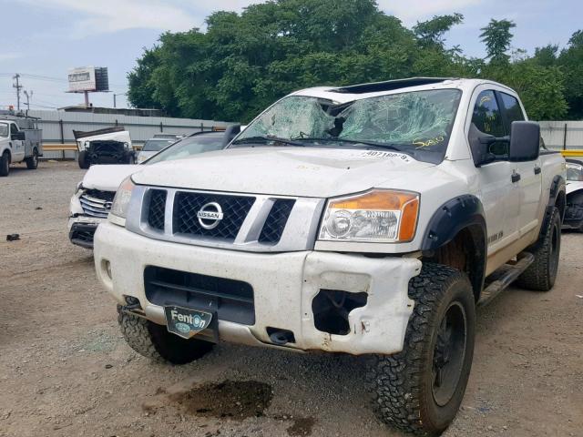 1N6BA0EC8DN300612 - 2013 NISSAN TITAN S WHITE photo 9