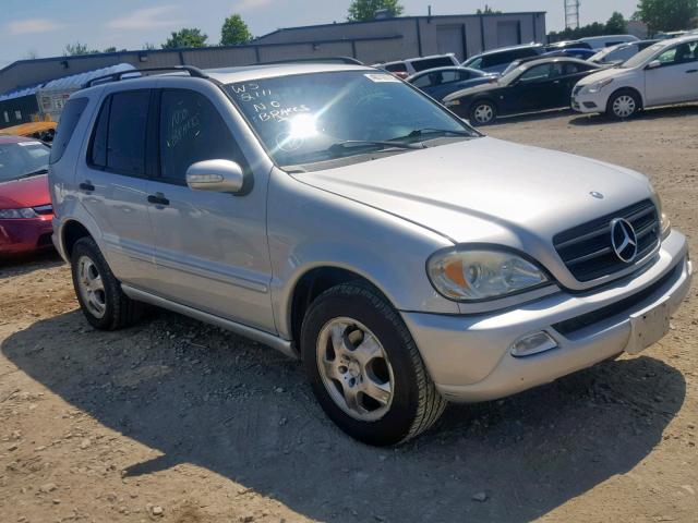 4JGAB57E35A550867 - 2005 MERCEDES-BENZ ML 350 SILVER photo 1