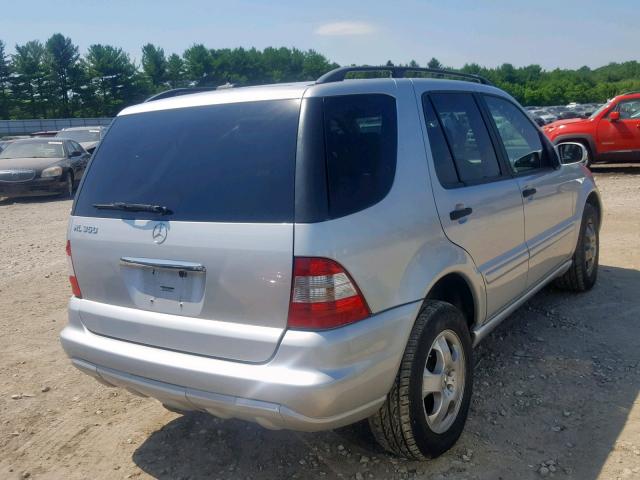 4JGAB57E35A550867 - 2005 MERCEDES-BENZ ML 350 SILVER photo 4