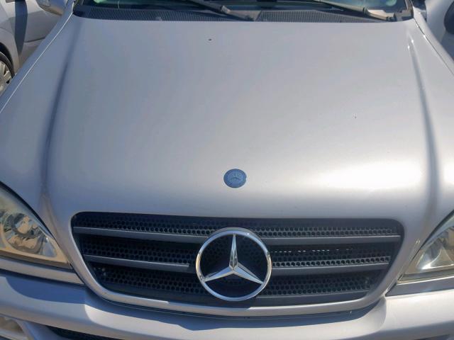 4JGAB57E35A550867 - 2005 MERCEDES-BENZ ML 350 SILVER photo 7