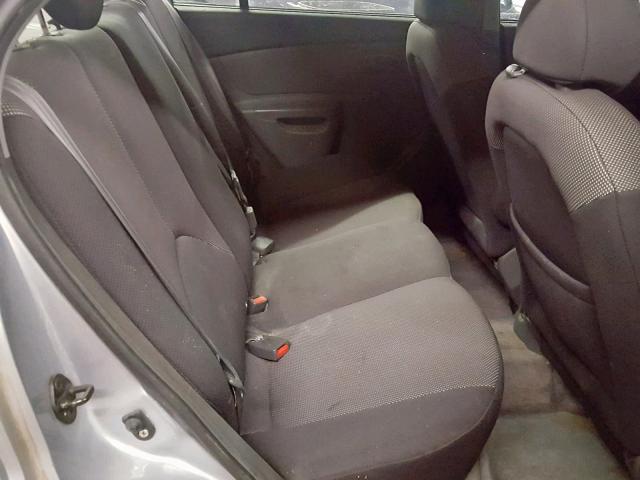 KNADE123166155871 - 2006 KIA RIO SILVER photo 6