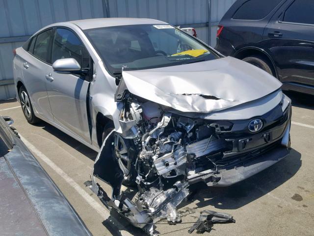 JTDKARFP4K3117600 - 2019 TOYOTA PRIUS PRIM 银色 照片 1