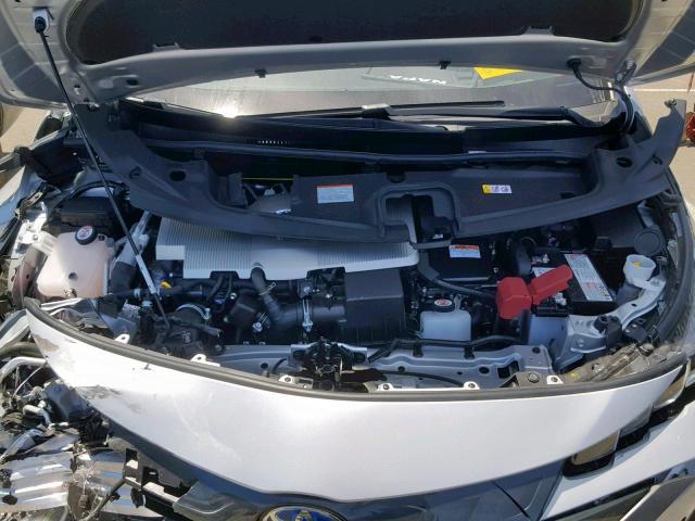 JTDKARFP4K3117600 - 2019 TOYOTA PRIUS PRIM 银色 照片 7