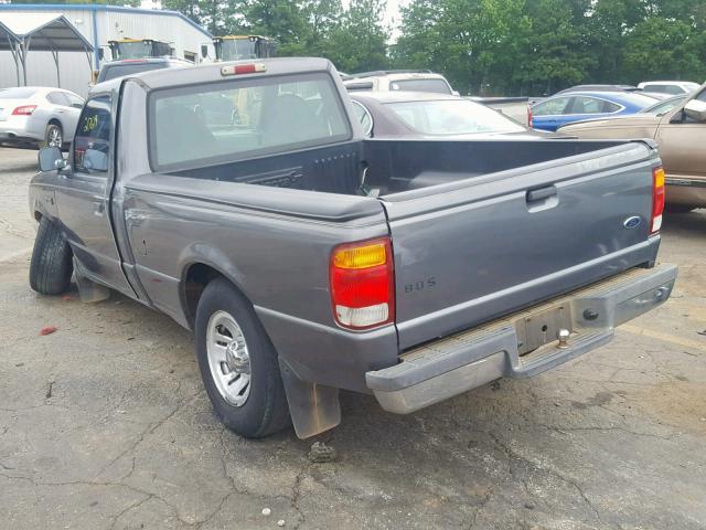 1FTYR10C1XUB06646 - 1999 FORD RANGER GRAY photo 3