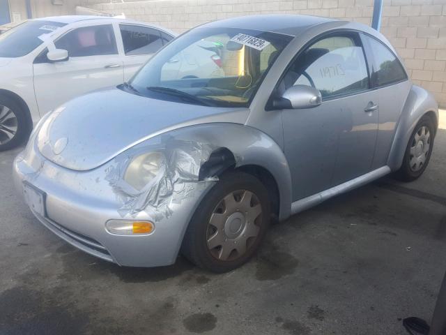 3VWBK21C94M402591 - 2004 VOLKSWAGEN NEW BEETLE ვერცხლისფერი ფოტო 2