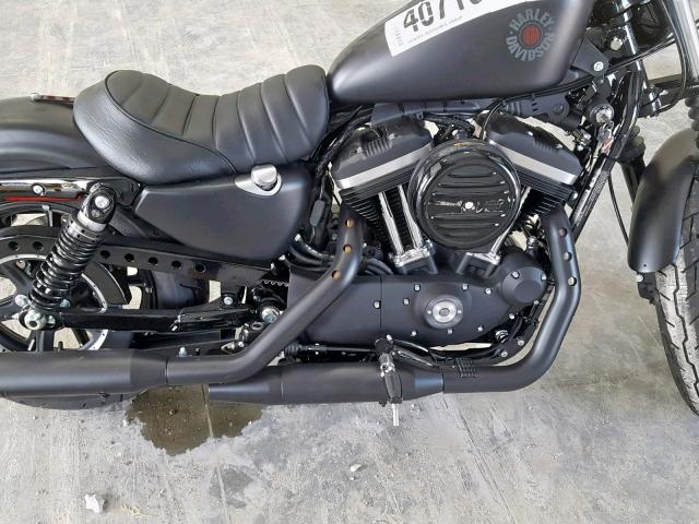 1HD4LE214KC421165 - 2019 HARLEY-DAVIDSON XL883 N BLACK photo 7