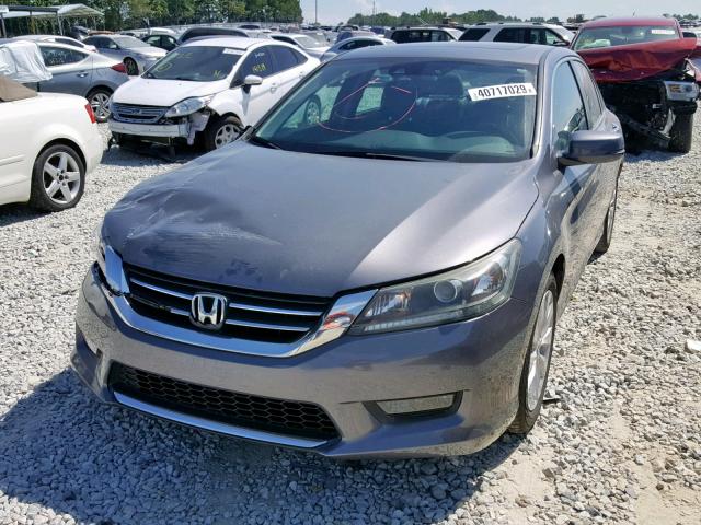 1HGCR2F88EA181749 - 2014 HONDA ACCORD EXL GRAY photo 2