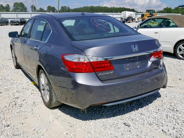 1HGCR2F88EA181749 - 2014 HONDA ACCORD EXL GRAY photo 3