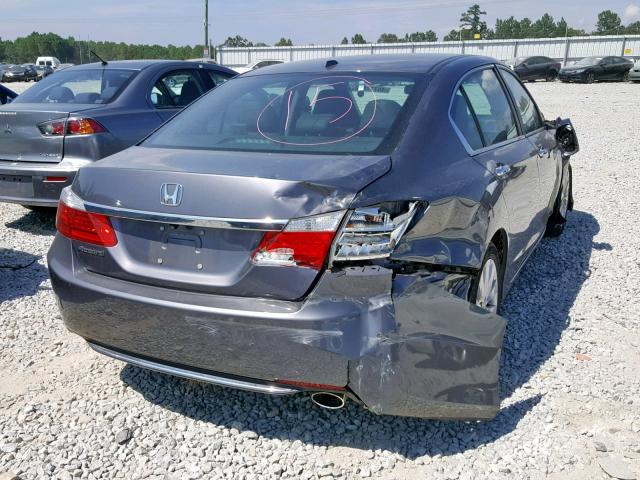 1HGCR2F88EA181749 - 2014 HONDA ACCORD EXL GRAY photo 4