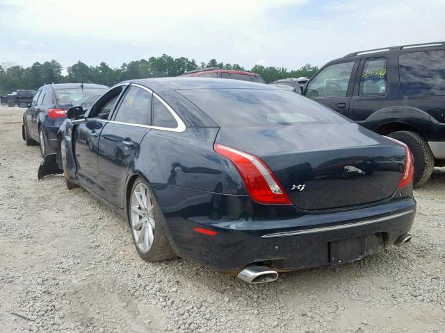 SAJWA1CB9BLV14927 - 2011 JAGUAR XJ BASE GREEN photo 3