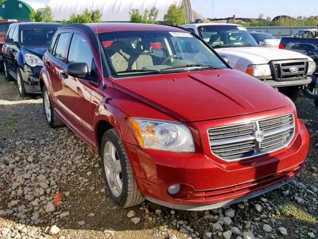 1B3HB48B28D527926 - 2008 DODGE CALIBER SX RED photo 1