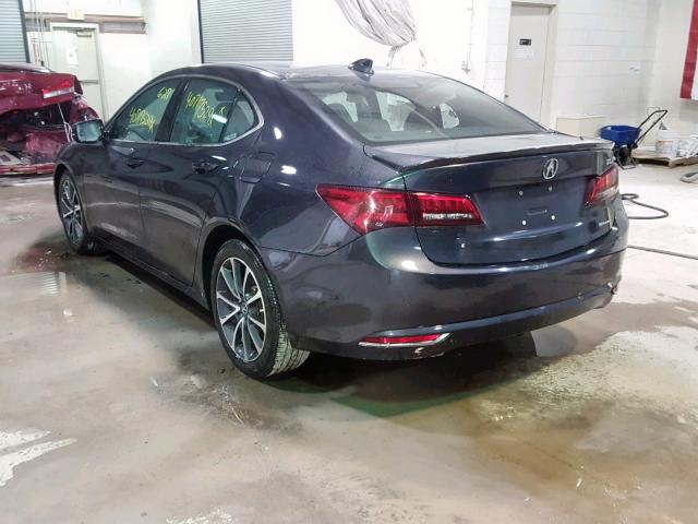 19UUB3F52FA004488 - 2015 ACURA TLX TECH GRAY photo 3