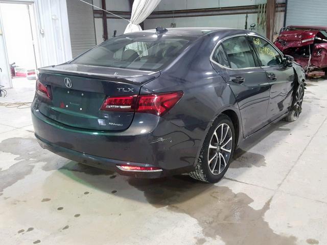 19UUB3F52FA004488 - 2015 ACURA TLX TECH GRAY photo 4
