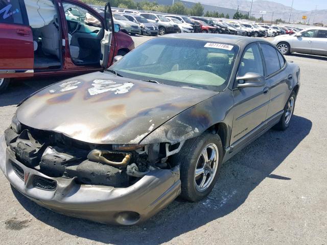 1G2WP52K31F150432 - 2001 PONTIAC GRAND PRIX GRAY photo 2